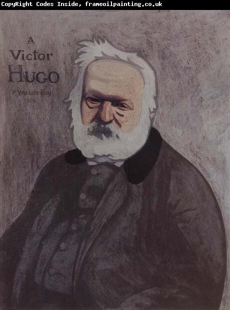 Felix Vallotton Portrait decoratif of Victor Hugo